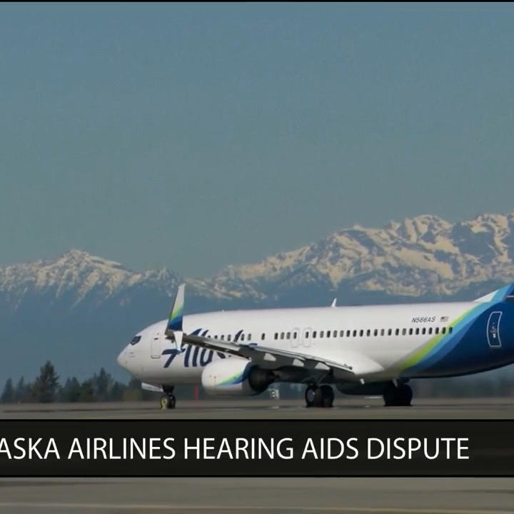 Man says Alaskan Airlines made him cover his hearing aids with headphones